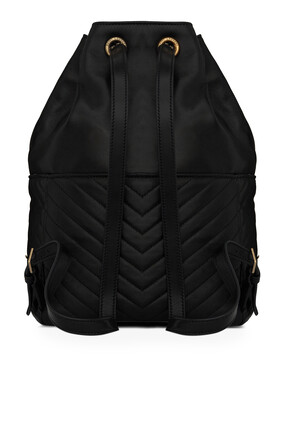 Backpack in Lamé Leather